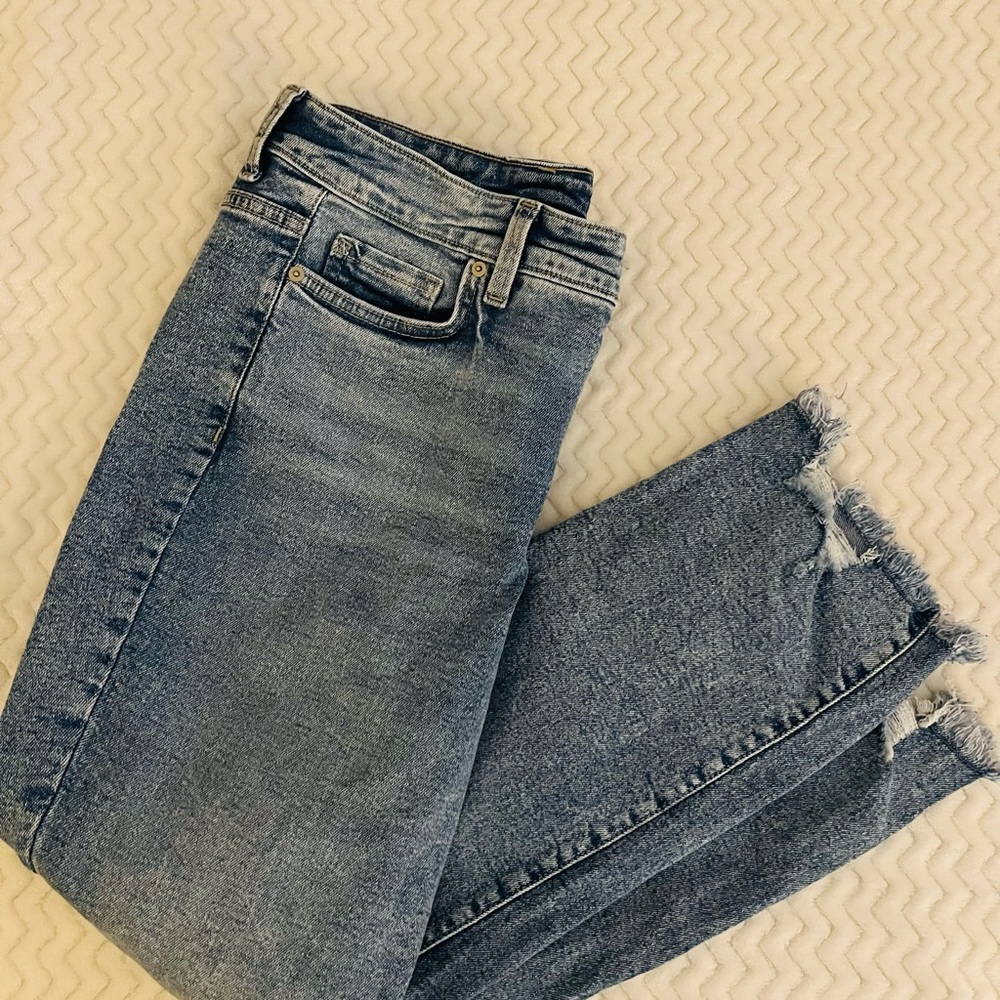 Time and Tru Light Blue Ankle Jeans